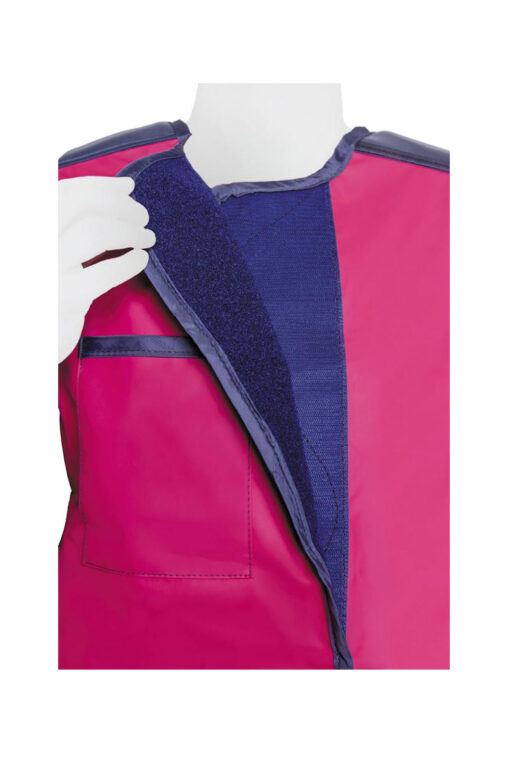 Pink Tailor-Fit Lead Apron Vest with Velcro