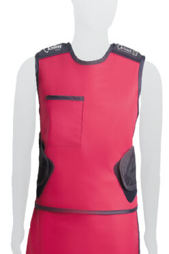 Mannequin wearing ergo-fit apron vest front view