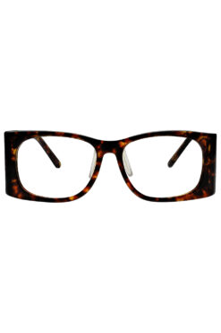 53 Wrap Lead Glasses in Tortoise Shell front view