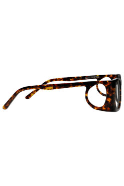 53 Wrap Lead Glasses in Tortoise Shell side view