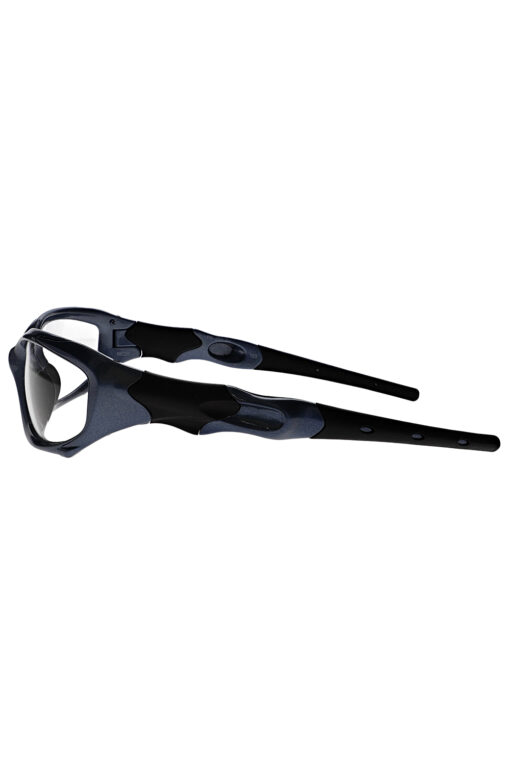 Curves lead glasses in black side view