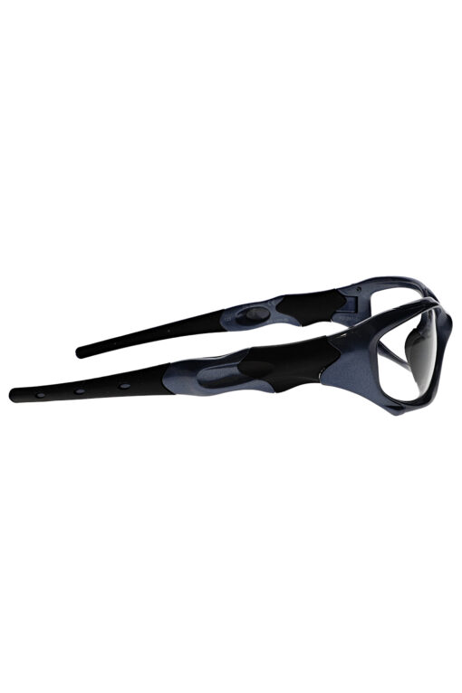 Curves lead glasses in black side view