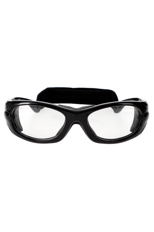 max+ Lead Glasses in black front view