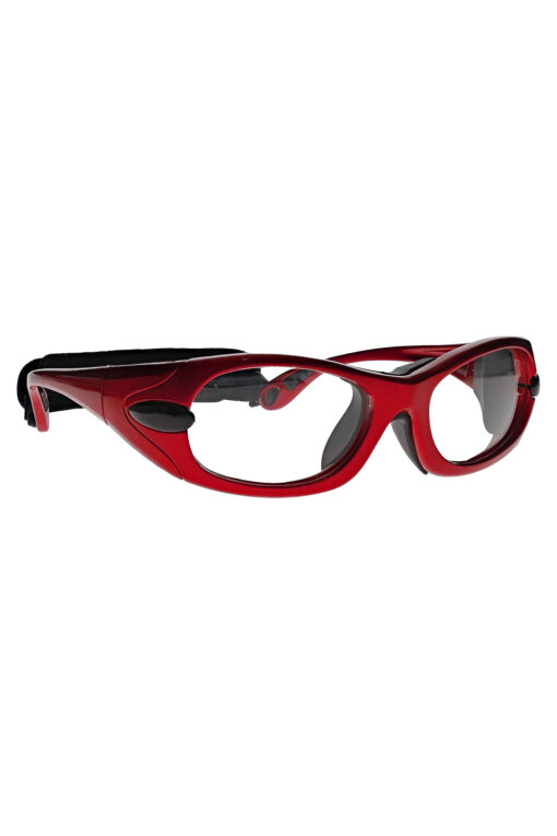 max+ Lead Glasses in red right angle view