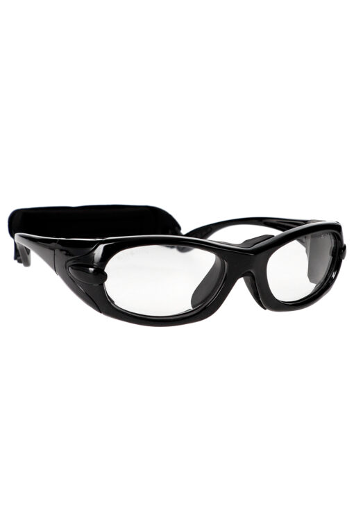 max+ Lead Glasses in black right angle view