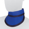 Mannequin wearing thyroid collar B in blue