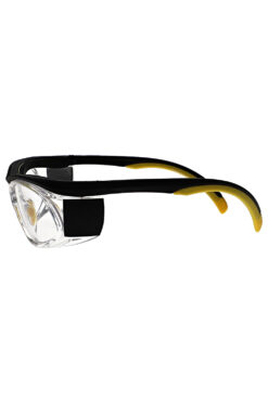 Flex 63 Lead glasses in orange - side view