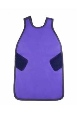 Paediatric front lead apron in purple