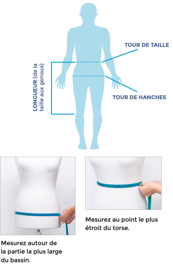 jupes mensurations