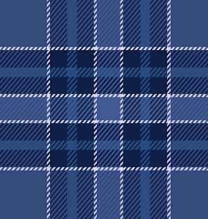 Tartan bleu eclipse